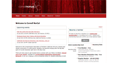 Desktop Screenshot of cornellnorcal.com